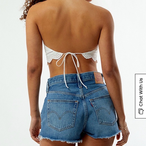 LEVI'S 501 CUTOFF DISTRESSED DENIM 100% COTTON SHORTS, WOMEN’S SIZE 31 5” INSEAM - Picture 11 of 12